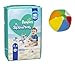 Small - Splashers Swim Diapers Disposable Swim Pants, (13-24 lb), 12 Count + Inflatable Pool Ball (5 inch)