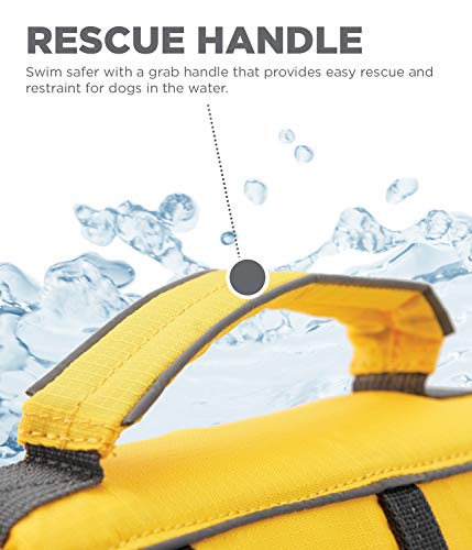 Outward Hound Granby Splash Yellow Dog Life Jacket, Xs #TOP3