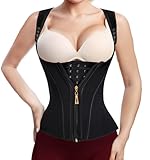 PJCBTR Waist Trainer for Women Fajas Moldeadoras De Cintura Y Abdomen Body Shaper Tummy Control Curvy for Colombian for Para La Espalda De Mujer Body Shaper Tummy Control Black