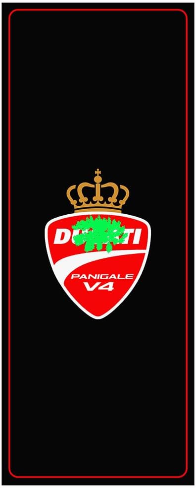 Garage Mat for Ducati Panigale V4 – Heavy-Duty Motorcycle Parking Pad | Oil-Resistant, Non-Slip Floor Protector for Panigale V4, V4S,| Premium Garage Carpet for Home or Workshop