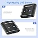 USB 3.0 Switch, Bi-Directional USB Switch 1 in 2 Out/2 in 1 Out, USB Switcher 2 Computers Sharing Devices Like for Printer, Keyboard, Scanner, Mouse, USB KVM Switch Compatible with Mac/Win/Linux