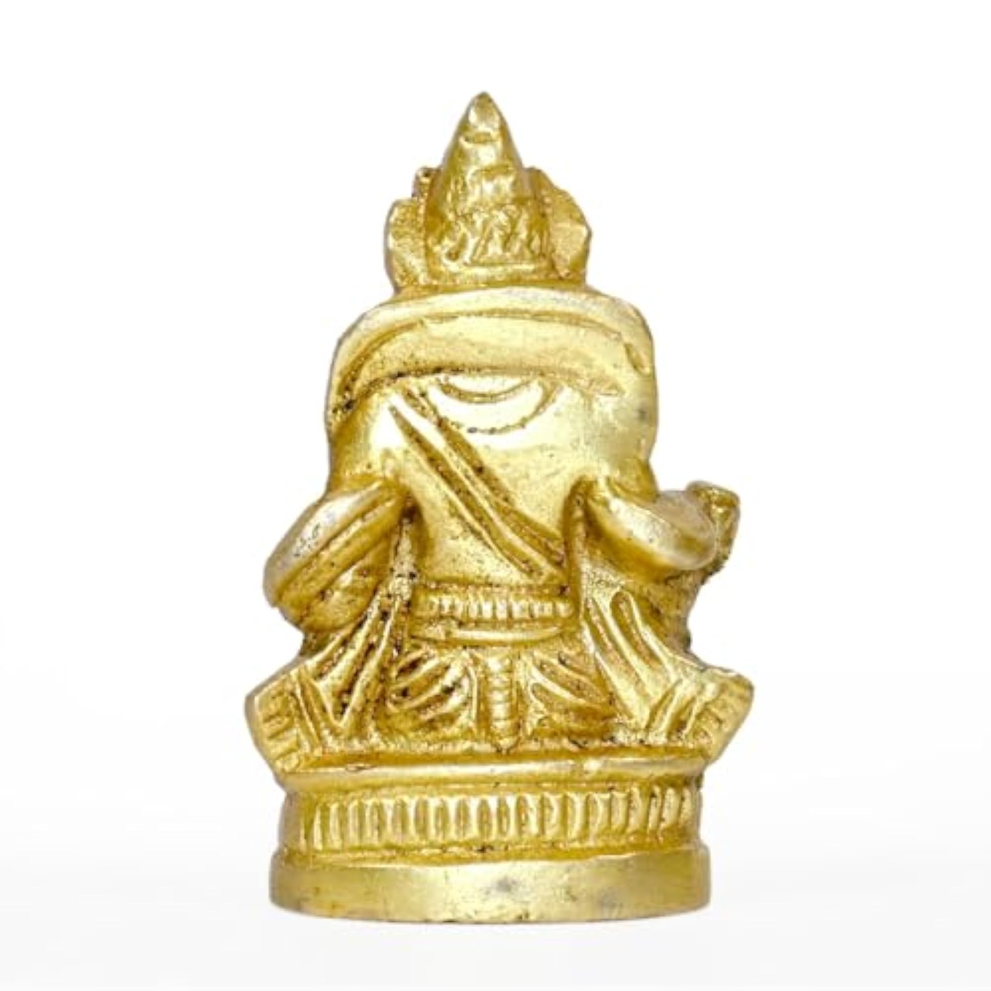 Lord Kuber Brass Statue for Home Temple, Decorative Idol