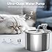 MOMOJIA Automatic Pet Water Fountain Dispenser for Dogs Waterer Cats Drinker Feeders Bowl Container Water Feeding Supplies
