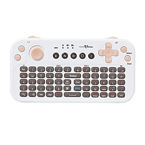 FUNDIAN Bluetooth Pocket Keyboard with Jog Mouse and Audio...