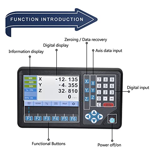 Pantalla digital 3 eje RPM HYSOND miniatura 5