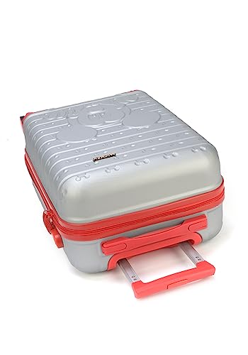 Mala de Viagem Infantil Mickey Mouse Licenciada - MF10405MY (Prata)