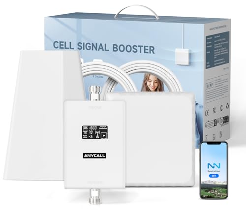 ANYCALL Amplificateur Reseau Mobile pour Bande 3 et 20, Amplificateur de Signal Cellulaire pour...