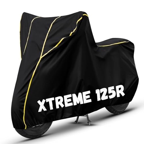 Image of Bike Cover for Xtreme 125R 100% Waterproof, Dustproof & Scratch Resistant| Fully Bottom Elastic UV Resistant Heavy Duty Body Cover | All Weather Outdoor Use