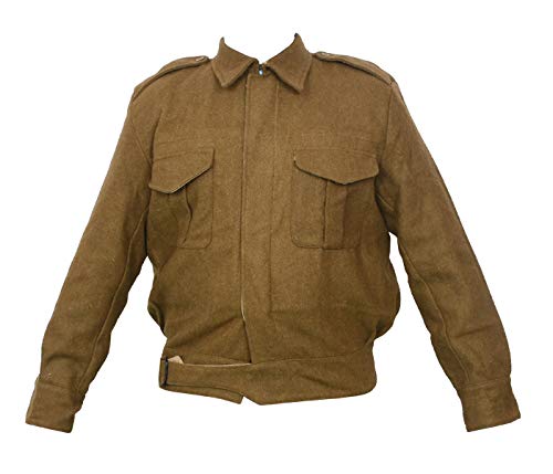 warreplica Reproduction WW2 - Tunique en Laine Britannique de modèle 37 - Robe de Combat - Petite