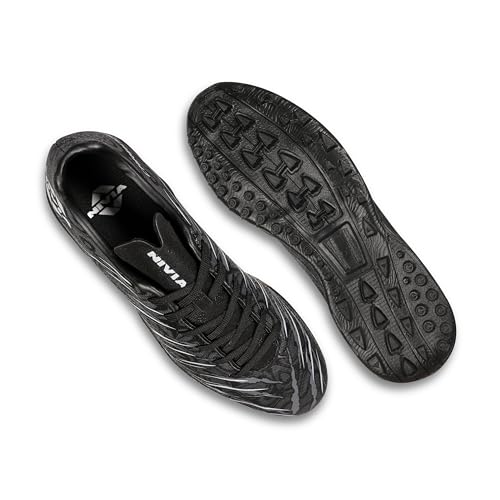 Nivia Carbonite 6.0 Turf Shoes for Men Rubber Studs with PVC Synthetic Leather Upper/Die Cut Light Weight Insole/Ideal for Hard Surfaces Artificial Turf Surfaces - Image 6