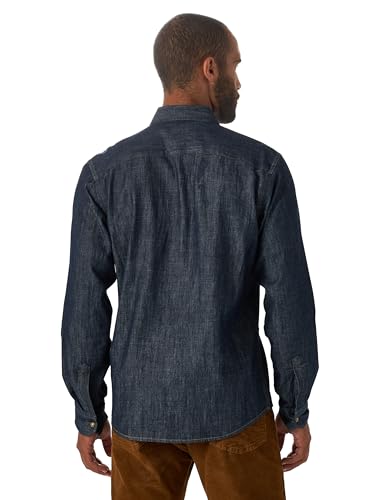 Foto de Wrangler Camisa icónica de mezclilla de ajuste regular para hombre (imagen 3)