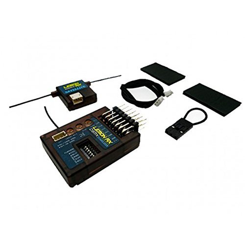 Paleoer Dascooni Lemon-RX DSMX Compatible 7-Channel Receiver with Stabilizer + Satellite (End-Pin) LM0031