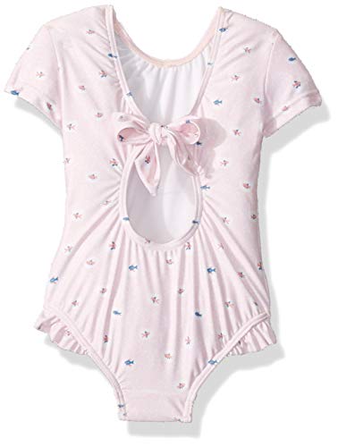 Image of Seafolly Girls' Short Sleeve One Piece Swimsuit