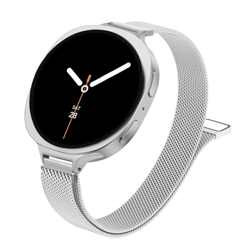 Samsung Galaxy Watch 8�p�X�����~���l�[�[���^���o���h 40mm 44mm/8 �N���V�b�N 46mm ���f�B�[�X �����Y �X�e�����X�X�`�[�� ���b�V�����[�v ���C�X�g���b�v Samsung Galaxy Watch 8 Classic�o