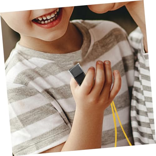 Silbato portátil de acero inoxidable YARNOW para supervivencia miniatura 4