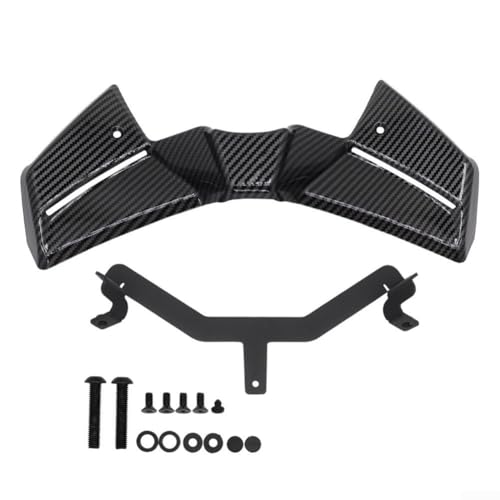 Alerón frontal para MT-09 SP 2024 kit inferior negro de fibra de carbono