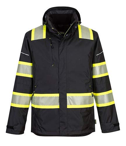Portwest F144 Iona Plus Winter Jacket, Color: Black, Size: S, F144BKRS
