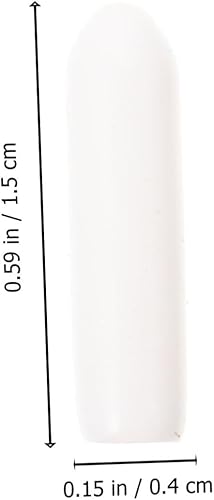 Miniatura 5 de Cabilock 300 piezas de goma de la manga de alambre de la suspensión de alambre protector de la ropa percha blanco multiusos suspensión de metal tubo