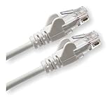 rhinocables Cat 5e Cat5e Ethernet RJ45 High Speed Network Cable Internet Fast Speed Lead (4ft 11in, White)