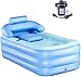 Y-NOT Vasca da Bagno Gonfiabile per Adulti Piscina per Bambini Massaggio Spa Vasche Jacuzzi Pieghevole Giardino (con Pompa ad Aria Elettrica)