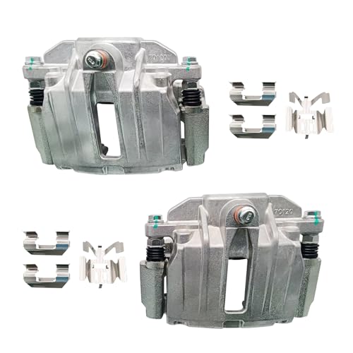 Image of 2 Pcs Rear Brake Caliper 18B4726 18B4727 Fit for 99-05 Chevy Silverado 1500 Astro Suburban 1500 Tahoe, 99-00 Cadillac Escalade, 99-02 GMC Sierra 1500 Yukon, Disc Brake Caliper w /Bracket