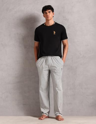 Image of U.S. Polo ASSN. Mens OEE08 Crew Neck Comfort Fit Lounge T-Shirt