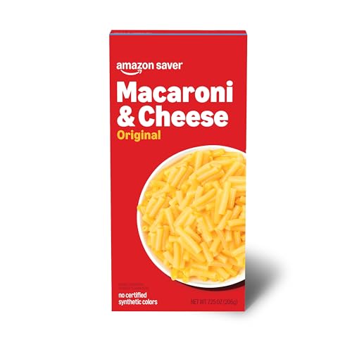 Amazon Saver, Original Macaroni & Cheese, 7.25 Oz (Previously Happy Belly, Packaging May Vary)