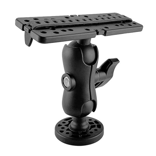 Soporte universal para buscador de peces: soporte duradero e impermeable, base marina reutilizable | Solución de montaje simple para barcos kayak pontón para la instalación segura del buscador de