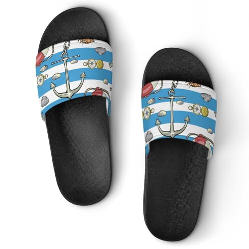 Claquettes femme voile et chaussons de douche antidérapants confort