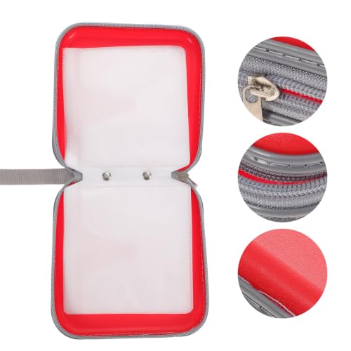 Estuche para CD y DVD de 40 discos pack de 2 organizadores de plástico 6