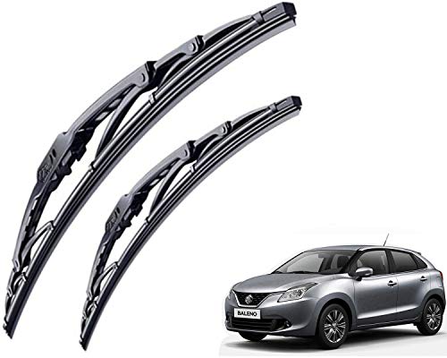 Image of WolkomHome High Performance OE Car Wiper Blade Replacement set of 2 Pc Right 21 inch Left 18 inch for Maruti Suzuki Baleno 2015