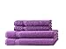 Produktbild 2X Duschtuch + 2X Handtuch | Aubergine | 100% Baumwolle Frottier | Oeko-TEX® Standard 100 | Premium Qualität 500 g/m²