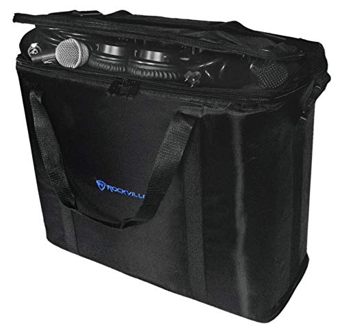 Image of Rockville RRB45 V2 4U Portable Rack Bag Double-Sided Case with 16 inch Depth