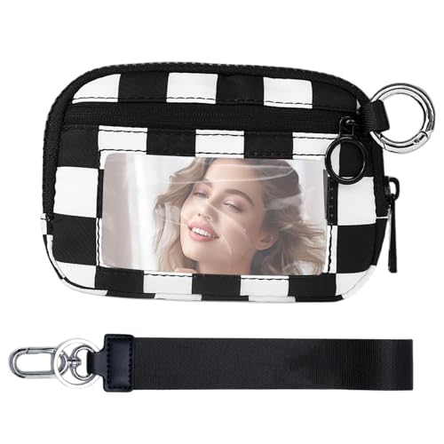 Portafoglio piccolo da donna porta carte di credito da compatto e impermeabile portamonete di da per didentità e di portatile