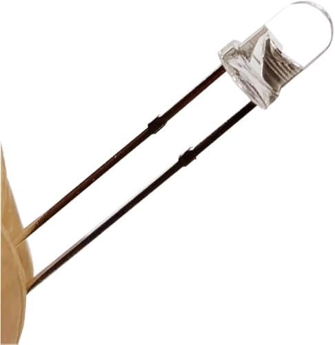 Miniatura 2 de 100 diodos LED de 0.118 pulgadas de 0.118 pulgadas (0.118 in), kit surtido blanco, verde, rojo, azul, amarillo, morado, UV 395 nm RGB, flash rápido