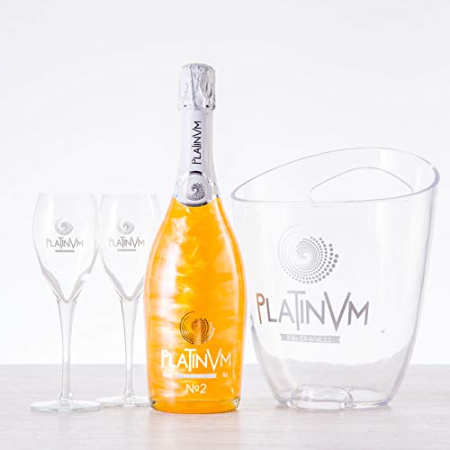 espumoso Platinvm nº2 de Vermouth y Naranja 750 ml. con cubitera y dos copas