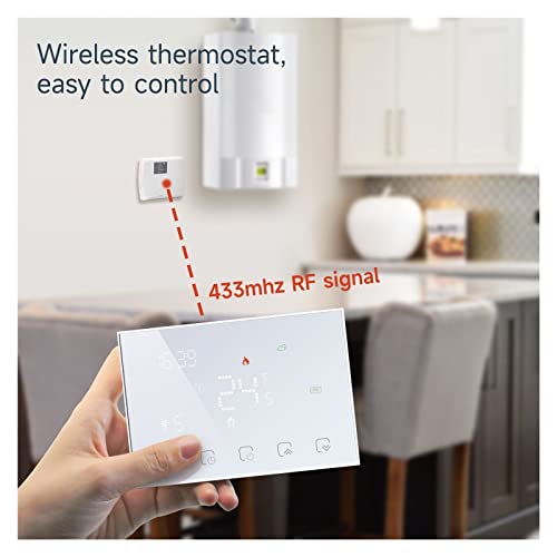 Thermostat smart wireless programmable avec capteur WiFi ambiant
