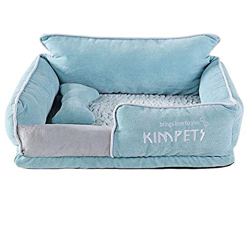 Haustierkorb aus hochwertigem Plüschstoff in 4 4 Größen  waschbares & kratzfestes Haus für Hunde und Katzen (Style 4, XL)