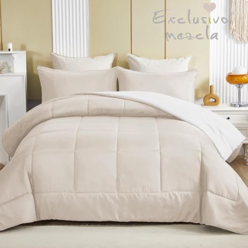 Image of Exclusivo Mezcla Reversible Soft Twin Comforter Set, 2 Pieces