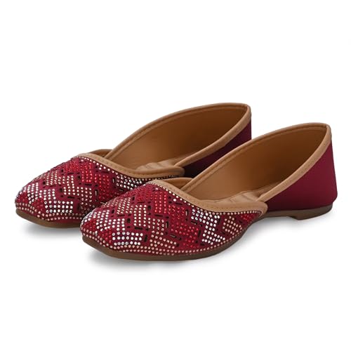 Image of Flavia Womens Flv07 Ballet Flat | Ethnic Shoes | Wedding Footwear | Fashionably Stylish for Everyday wear