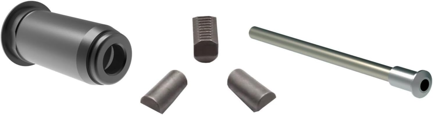 Gesipa Birdie Spare Parts Kit, Consisting of 1 Setting Sleeve, 1 Pressure Socket and 1 Set of Chuck Jaws, for Craftsmen/Mechanics and Professionals, Replacement Part for Riveter, 1788776