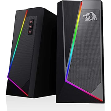 Caixa de Som Gamer Redragon Anvil RGB Preto - GS520