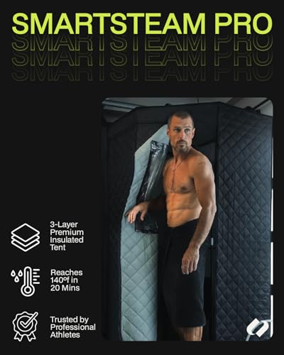 SAUNABOX® SmartSteam Kit Pro Portable Home Steam Sauna | 1 Person Sauna Tent - Image 2