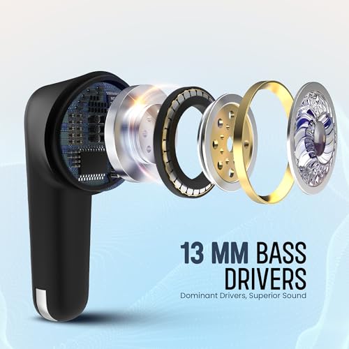 Image of AROMA NB126 Bolt V5.4 Upto 60Hr Playtime* Dual Paring, Fast Charging, Heavy Bass Bluetooth