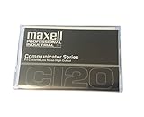 Maxell Professional Industrial Communicator Series C120 Audio Cassette Tapes - Case of 10