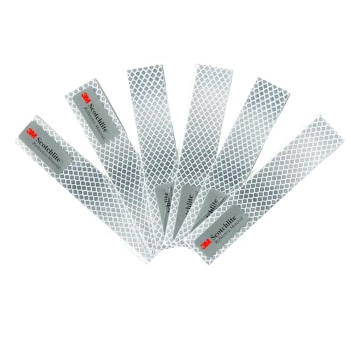 Salzmann Diamond Grade Autocollants réfléchissants imperméables - Équipé de 3M Scotchlite - Autocollants pour Les Voitures, Les Motos, Les bicyclettes