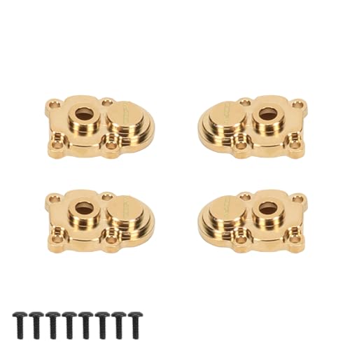 RCAWD Full Brass Front Rear Portal Axle Gear Covers for Traxxas TRX-4M 1/18 4WD Parts