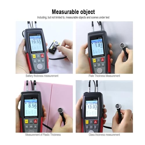 Medidor Ultrasónico de Espesor para Acero, Vidrio, Plástico y Cerámica - Modelo WT100A/WT130A miniatura 4