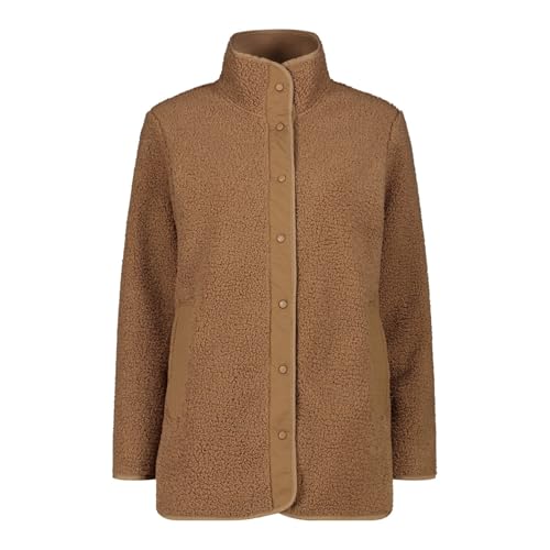 CMP Damen Lang Teddy Highloft Fleece Jacke Lang Teddy Fleece Jacke Highloft Damen