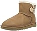 Price comparison product image UGG Women's Mini Bailey Button Ii CLASSIC BOOT, Chestnut, 5 UK Narrow